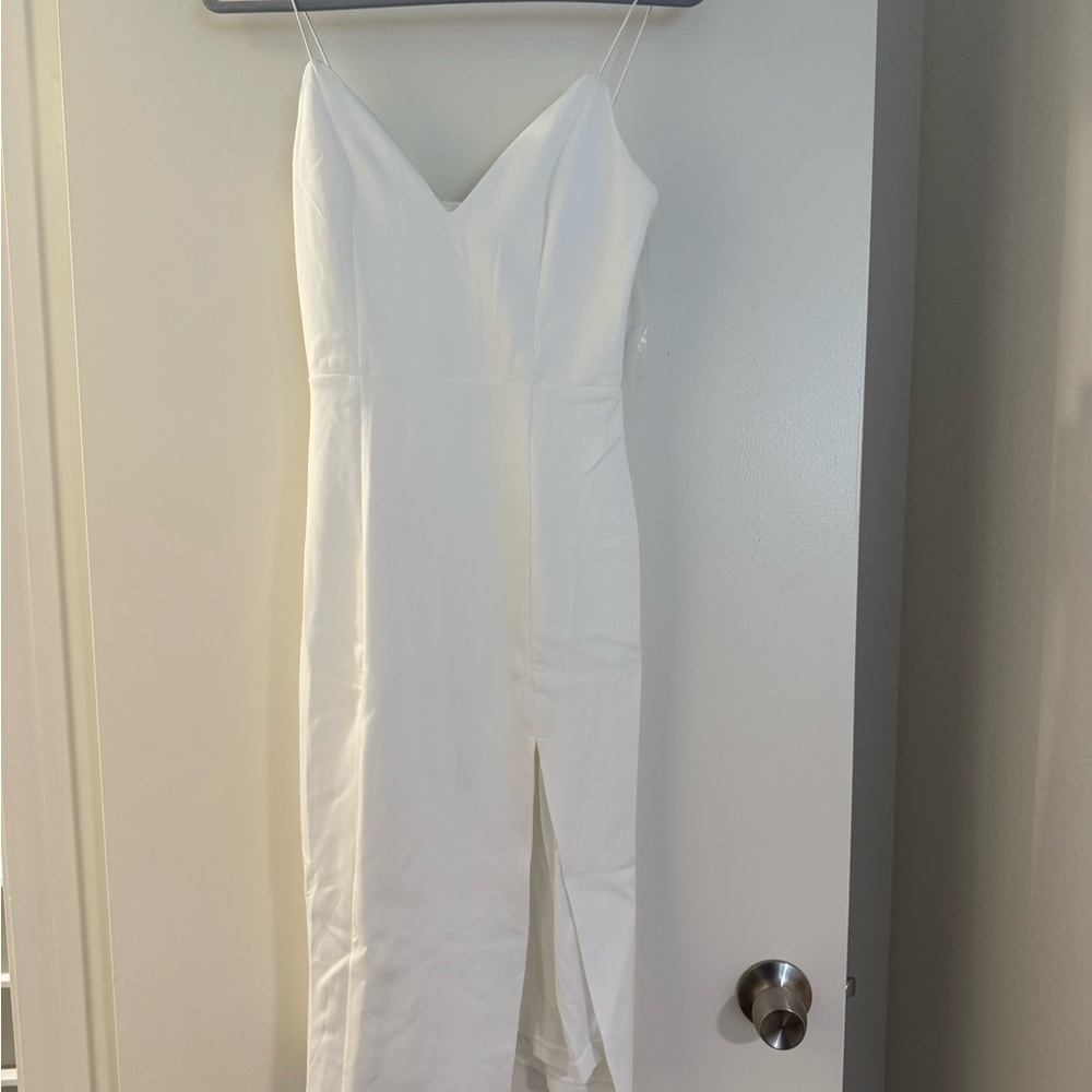 White Midi Dress
